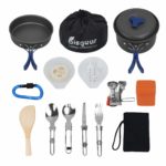 Backpackers List of Essentials - Bisgear 16 Piece Camping Cookware Set