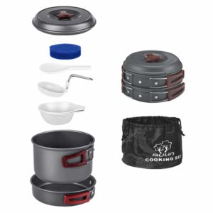 Best Mess Kits for Backpacking - Bulin 8 Piece