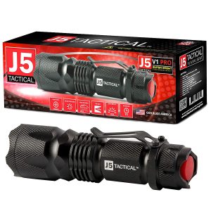 How to Protect Yourself from Bears when Camping - J5 Tactical V1-Pro Flashlight