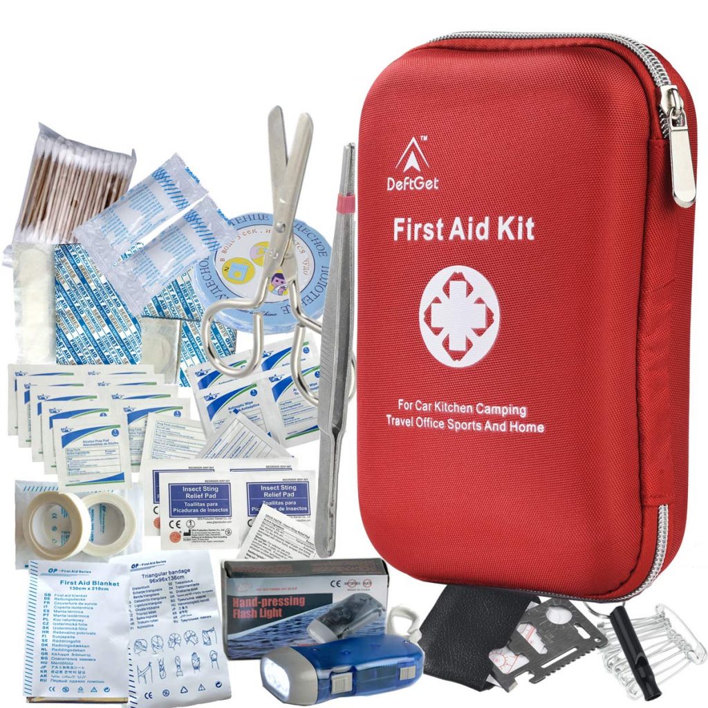 DeftGet 163 Piece Waterproof First Aid Kit