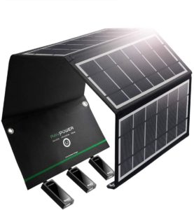 RAVPower Waterproof 24W Solar Charger Solar Panels