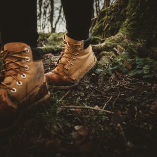 Hiking Boots Display