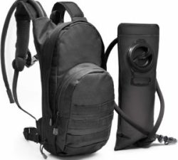 Backpackers List of Essentials - Diaz Sport Tactical Molle Hydration Pack 3L Water Bladder